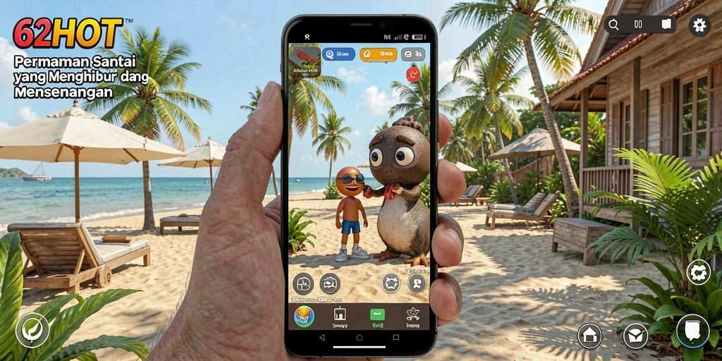 Tampilan gameplay 62HOT yang mengasyikkan dan penuh warna.