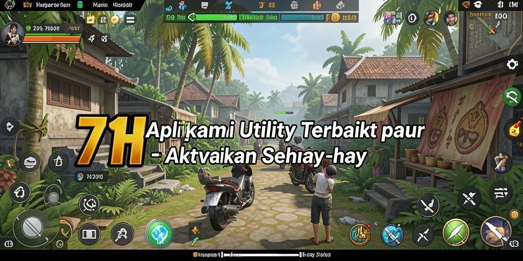 Tampilan antarmuka aplikasi Utility 71H yang modern dan mudah digunakan.