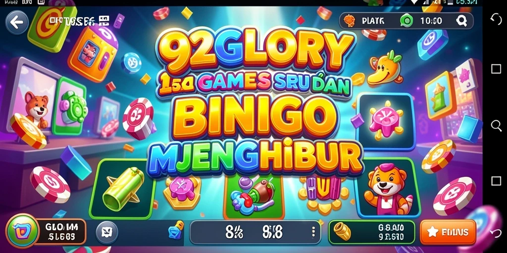 Gameplay seru dan interaktif dalam 92GLORY Bingo.