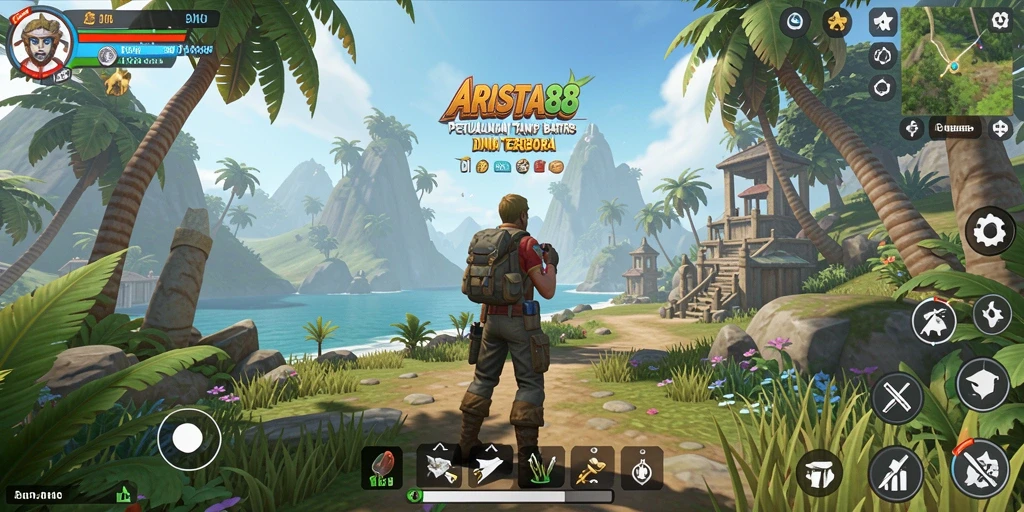 Gameplay ARISTA88 di dunia terbuka yang menakjubkan.
