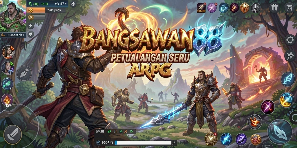 Tampilan menarik dari gameplay BANGSAWAN88 dalam dunia ARPG.
