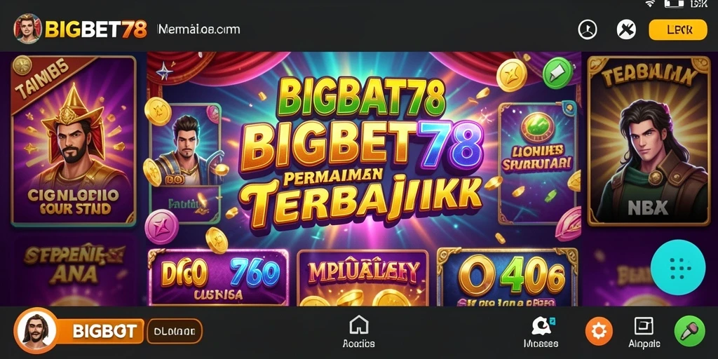 Screenshot gameplay <strong>BIGBET78</strong> menampilkan aksi seru saat memutar gulungan slot.