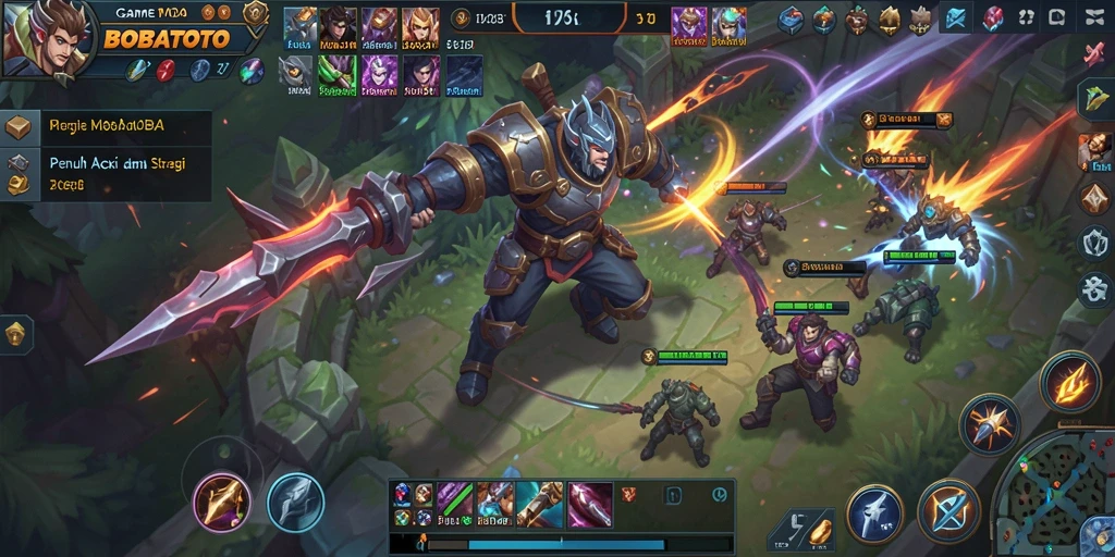 Gameplay seru dan menegangkan di BOBATOTO MOBA.