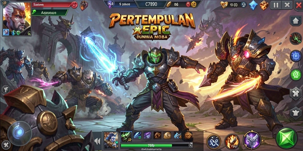 Tampilan menarik dari C7890 dengan aksi pertempuran yang mendebarkan.