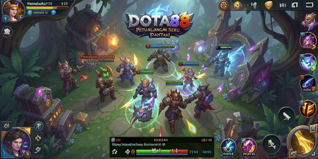 Screenshot gameplay DOTA88 yang menunjukkan aksi penuh petualangan.