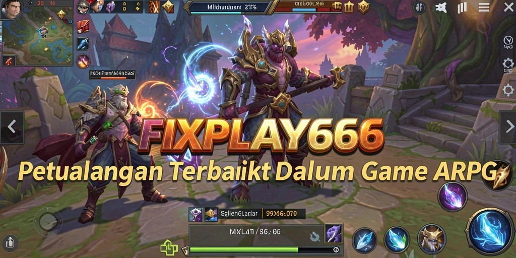 Screenshot dari gameplay FIXPLAY666 yang menampilkan aksi pertarungan mendebarkan.