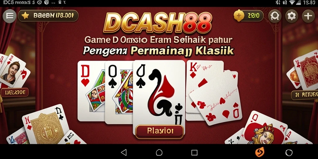 Screenshot gameplay IDCASH88 yang menampilkan aksi seru permainan Domino.