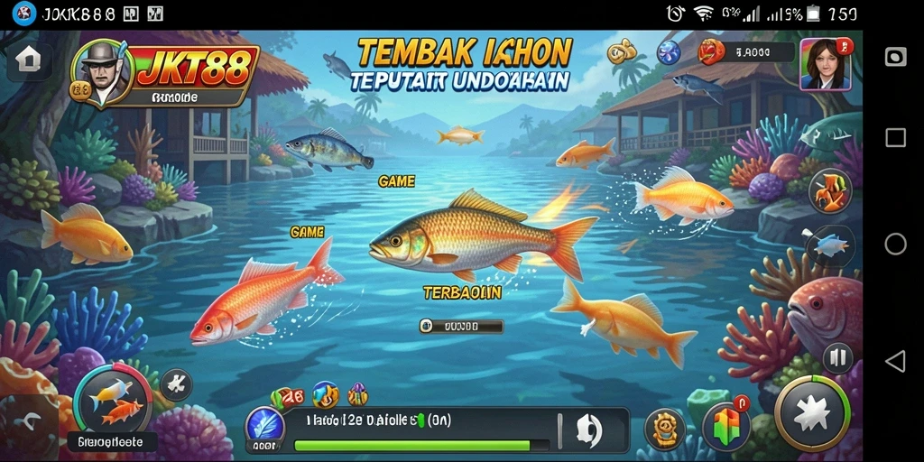 Gameplay seru menembak ikan di JKT88 dengan grafis menarik.