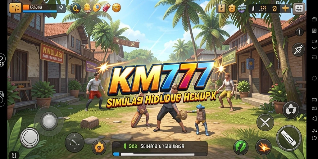 Tampilan gameplay KM777 yang menarik dan interaktif.