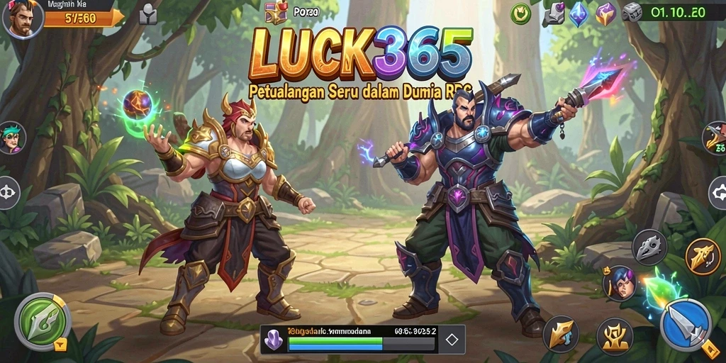 Tampilan gameplay RPG LUCK365 yang mendebarkan dan imersif.
