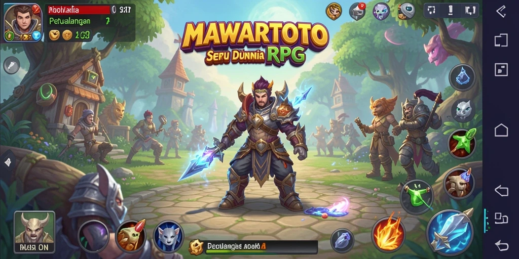 Gameplay RPG yang mendebarkan dan penuh petualangan.