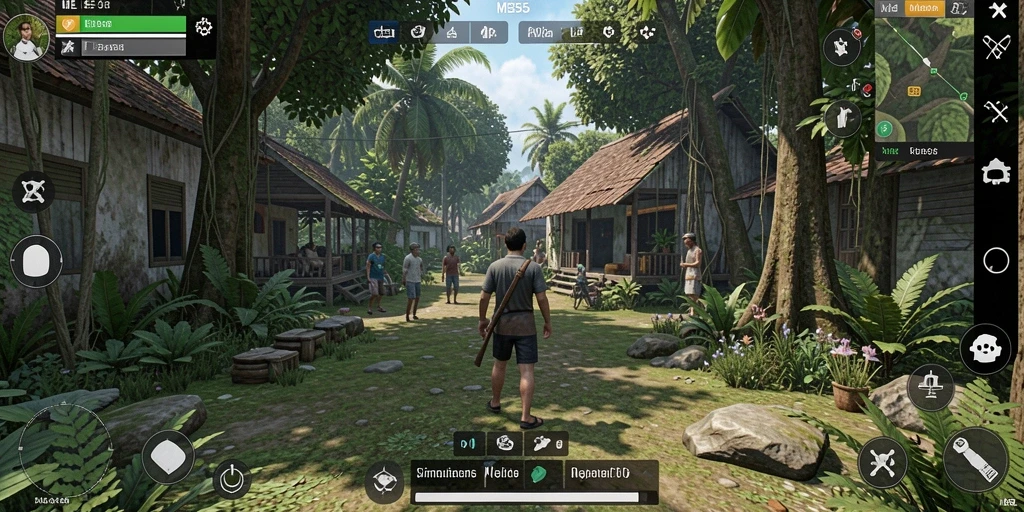 Tampilan gameplay ME355 yang menarik dan interaktif.