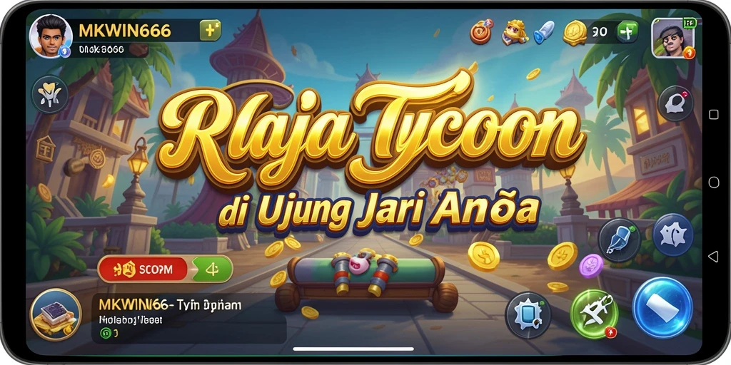 Screenshot gameplay MKWIN666 dengan manajemen bisnis yang menantang.