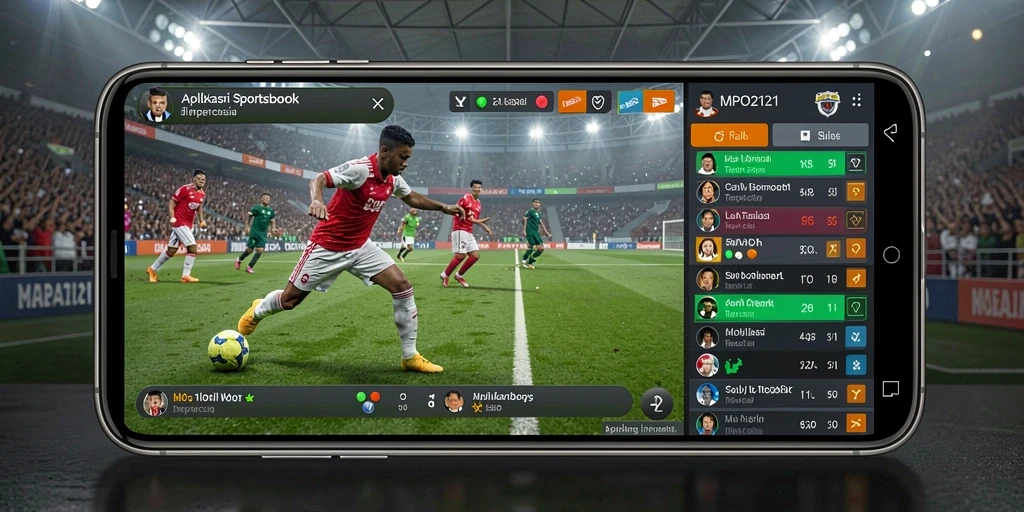 Tampilan menarik dari gameplay Sportsbook di MPO2121.