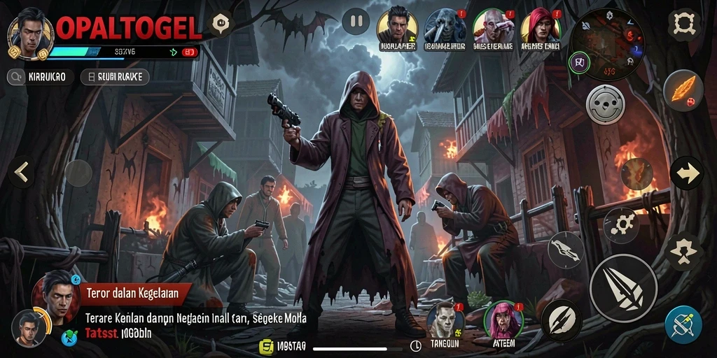 Screenshot OPALTOGEL menampilkan suasana mencekam dalam gameplay horror yang memukau.