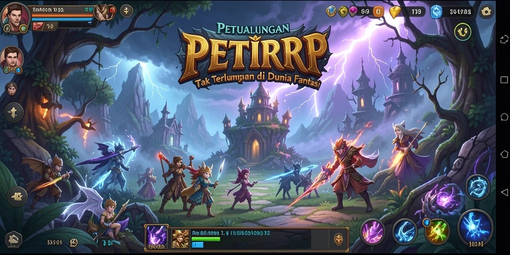 Tampilan gameplay PETIRRP dengan petualangan yang mendebarkan.