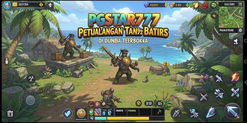 Screenshot dari PGSTAR777 menampilkan eksplorasi dunia terbuka yang mendalam.