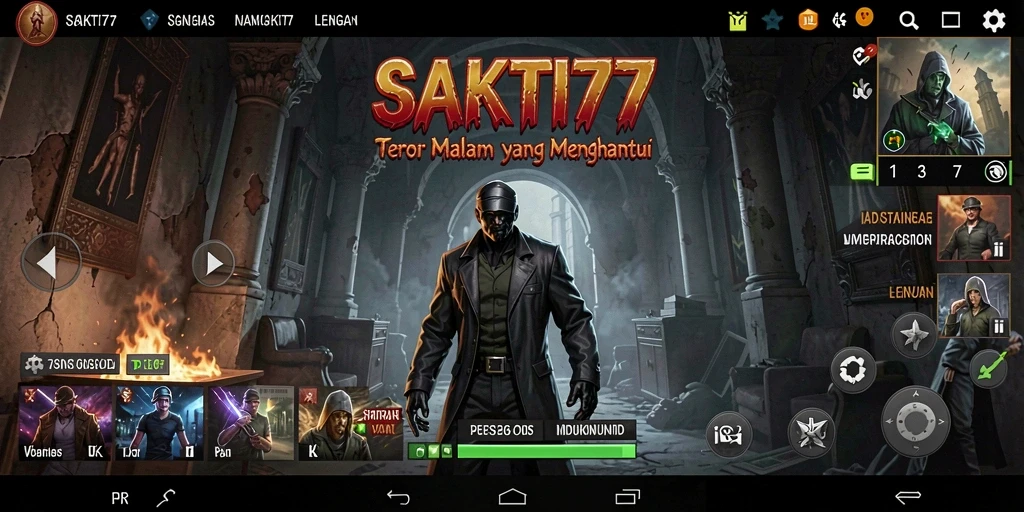 Tangkapan layar gameplay SAKTI77 yang menegangkan dan mencekam.
