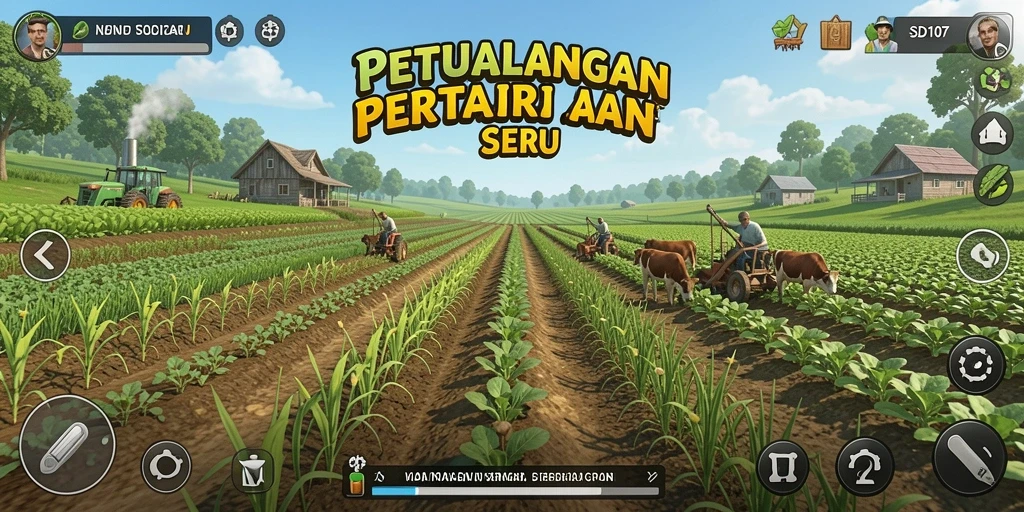 Tampilan gameplay SD107 yang seru dan penuh warna.