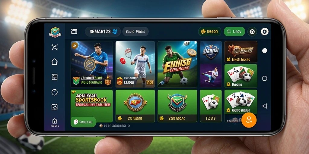 Menampilkan gameplay menarik dari aplikasi Sportsbook SEMAR123.
