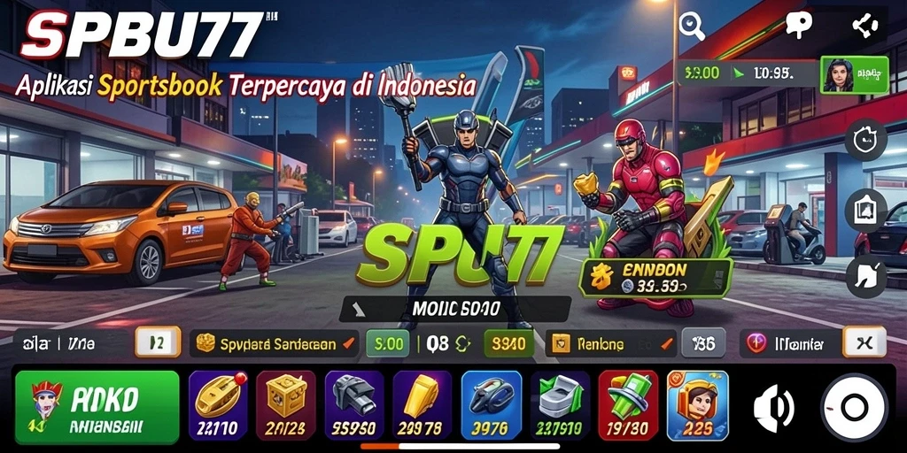 Tampilan gameplay SPBU77 yang menarik dan interaktif saat bertaruh.